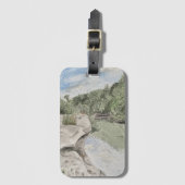 Gepäckmarke Gepäckanhänger (Vorderseite Vertikal)