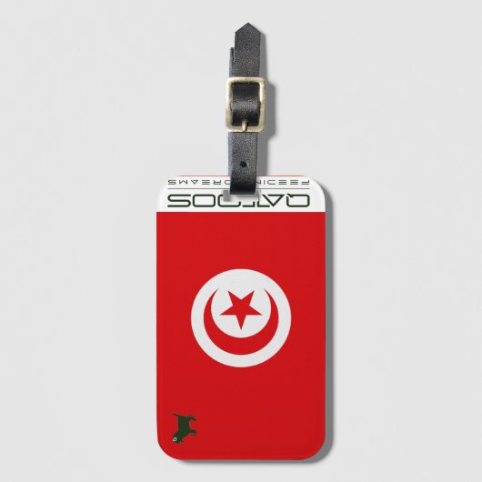 Gepäckmarke Gepäckanhänger (Vorderseite Vertikal)