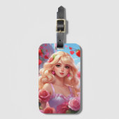 Gepäckmarke Gepäckanhänger (Vorderseite Vertikal)