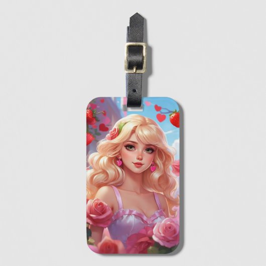 Gepäckmarke Gepäckanhänger (Vorderseite Vertikal)