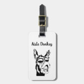 Gepäckmarke Gepäckanhänger (Vorderseite vertikal)