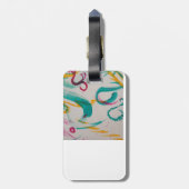 Gepäckmarke Gepäckanhänger (Rückseite vertikal)