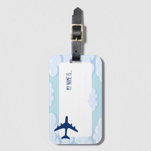 Gepäckmarke Gepäckanhänger (Vorderseite Vertikal)