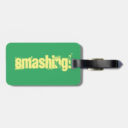 Gepäckmarke Gepäckanhänger (Rückseite horizontal)