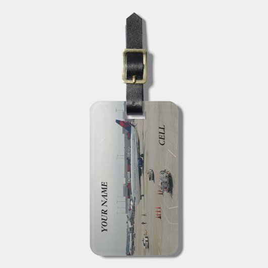 Gepäckmarke Gepäckanhänger (Vorderseite vertikal)