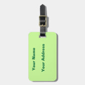 Gepäckmarke Gepäckanhänger (Vorderseite vertikal)