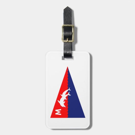 Gepäckmarke Gepäckanhänger (Vorderseite vertikal)