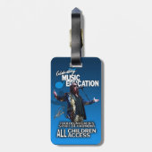 Gepäckmarke Gepäckanhänger (Rückseite vertikal)