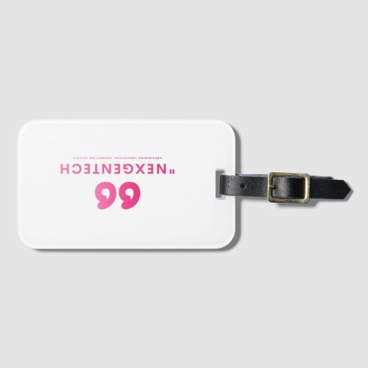 Gepäckmarke Gepäckanhänger (Vorderseite (Horizontal))