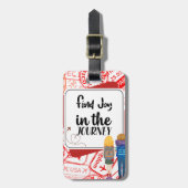 Gepäckmarke Gepäckanhänger (Vorderseite vertikal)