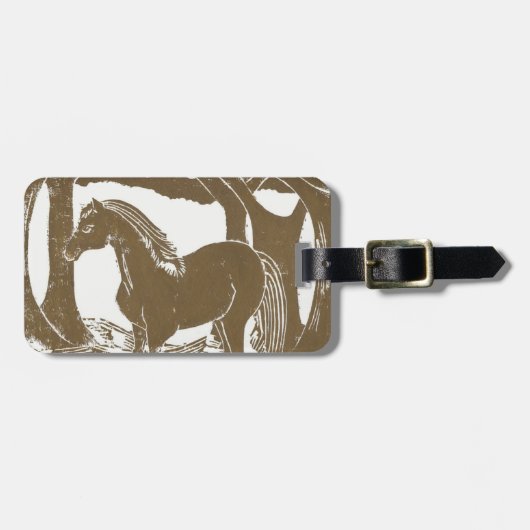 Gepäckmarke Gepäckanhänger (Vorderseite horizontal)