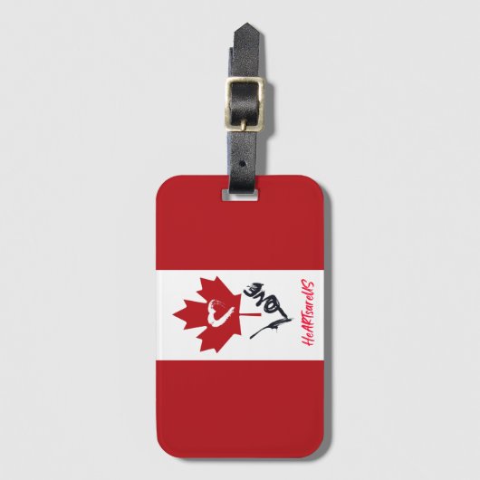 Gepäckmarke Gepäckanhänger (Vorderseite Vertikal)