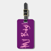 Gepäckmarke Gepäckanhänger (Vorderseite vertikal)