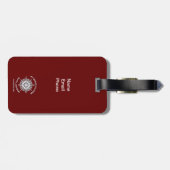 Gepäckmarke Gepäckanhänger (Rückseite horizontal)