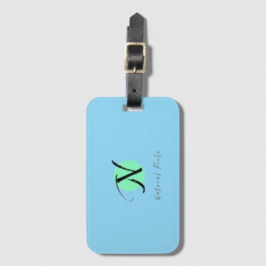 Gepäckmarke Gepäckanhänger (Vorderseite Vertikal)