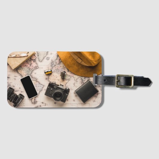 Gepäckmarke Gepäckanhänger (Vorderseite (Horizontal))