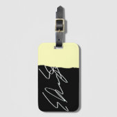 Gepäckmarke Gepäckanhänger (Vorderseite Vertikal)