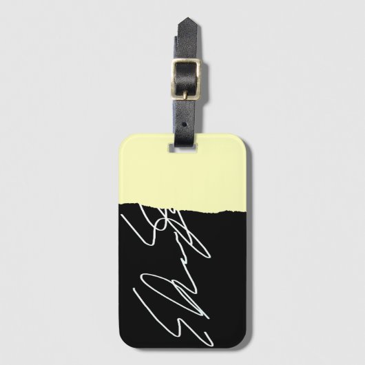 Gepäckmarke Gepäckanhänger (Vorderseite Vertikal)