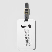 Gepäckmarke Gepäckanhänger (Vorderseite Vertikal)