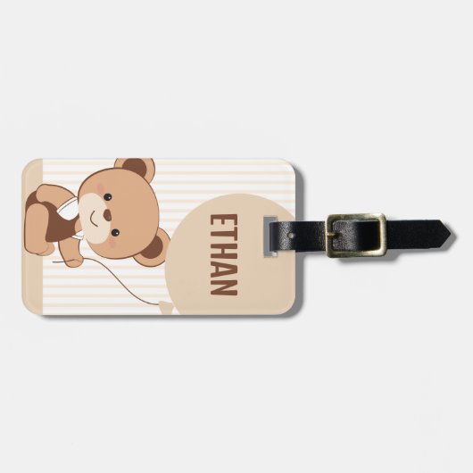 Gepäckmarke Gepäckanhänger (Vorderseite horizontal)