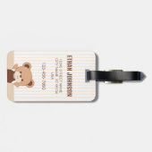 Gepäckmarke Gepäckanhänger (Rückseite horizontal)