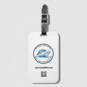 Gepäckmarke Gepäckanhänger (Vorderseite Vertikal)