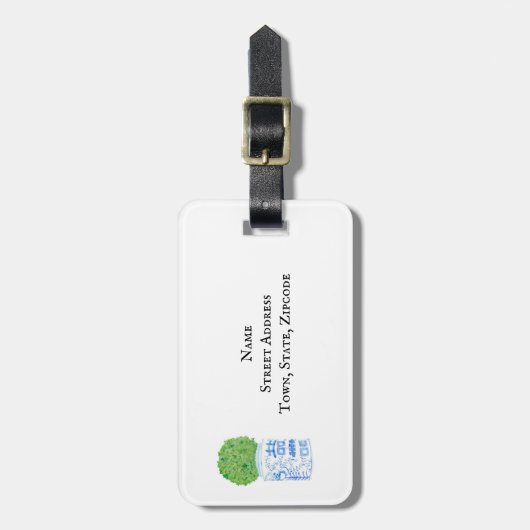 Gepäckmarke Gepäckanhänger (Vorderseite vertikal)