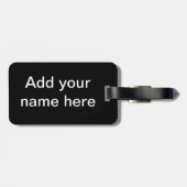 Gepäckmarke Gepäckanhänger (Rückseite horizontal)