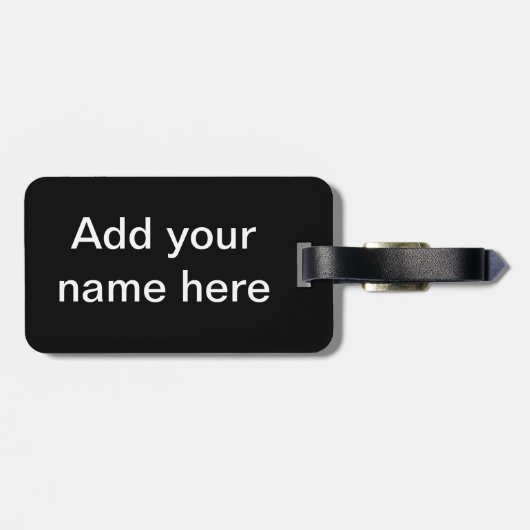 Gepäckmarke Gepäckanhänger (Rückseite horizontal)