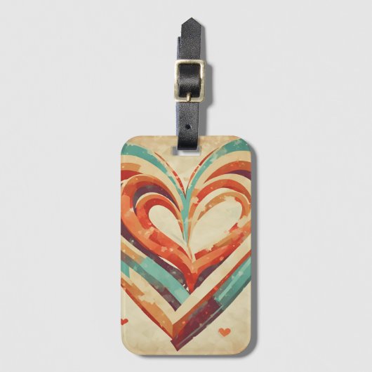 Gepäckmarke Gepäckanhänger (Vorderseite Vertikal)