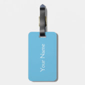 Gepäckmarke Gepäckanhänger (Rückseite vertikal)