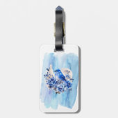 Gepäckmarke Gepäckanhänger (Rückseite vertikal)