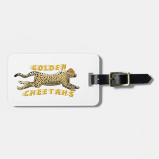 Gepäckmarke - Golden Cheetahs Gepäckanhänger