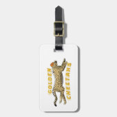 Gepäckmarke - Golden Cheetahs Gepäckanhänger (Vorderseite vertikal)