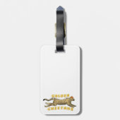 Gepäckmarke - Golden Cheetahs Gepäckanhänger (Rückseite vertikal)