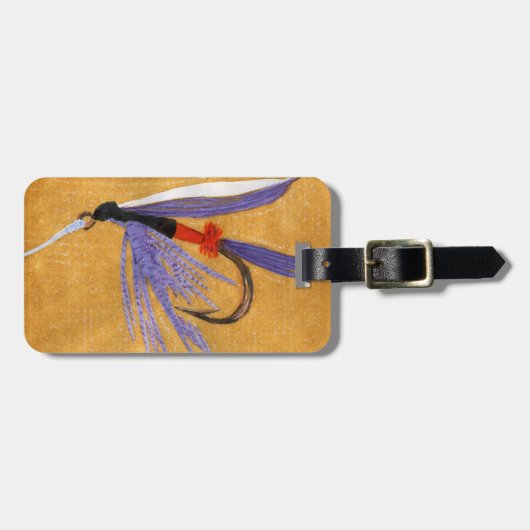 Gepäckmarke "Güterzug" für klassische Nassfliege Gepäckanhänger (Vorderseite horizontal)