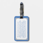 Gepäckmarke "Hen Farm Business Label" Gepäckanhänger (Rückseite vertikal)