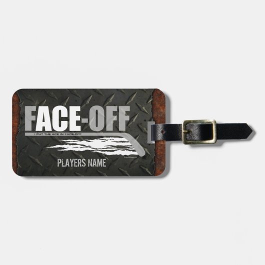 Gepäckmarke (Hockey) Gepäckanhänger (Vorderseite horizontal)