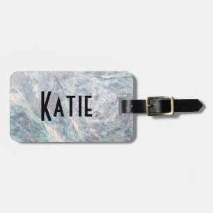 Gepäckmarke in Wasserfarbe Gepäckanhänger