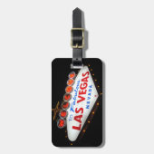Gepäckmarke Las Vegas (Cheetah Print) Gepäckanhänger (Vorderseite vertikal)