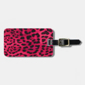 Gepäckmarke/Leopard Print Gepäckanhänger (Vorderseite horizontal)