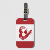 Gepäckmarke Liebe Kanada Gepäckanhänger (Vorderseite Vertikal)