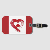 Gepäckmarke Liebe Kanada Gepäckanhänger (Vorderseite (Horizontal))