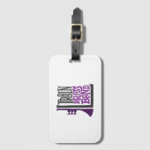 Gepäckmarke LTBB (weiß) Gepäckanhänger (Vorderseite Vertikal)