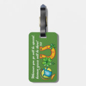 Gepäckmarke mit Angebot - SRF Gepäckanhänger (Rückseite vertikal)