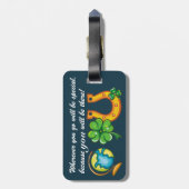 Gepäckmarke mit Angebot - SRF Gepäckanhänger (Rückseite vertikal)