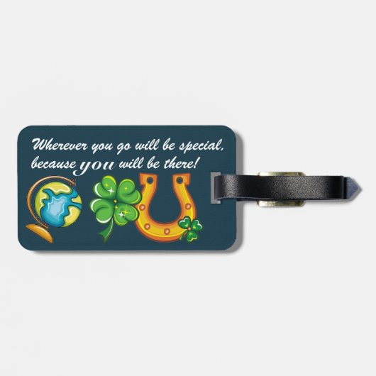 Gepäckmarke mit Angebot - SRF Gepäckanhänger (Rückseite horizontal)