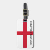 Gepäckmarke mit Flagge in England Gepäckanhänger (Vorderseite vertikal)