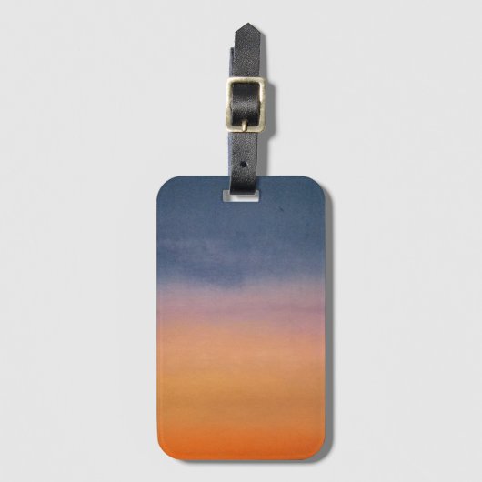 Gepäckmarke mit hellen Farben Gepäckanhänger (Vorderseite Vertikal)