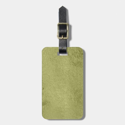 Gepäckmarke mit Lederband Gepäckanhänger (Vorderseite vertikal)